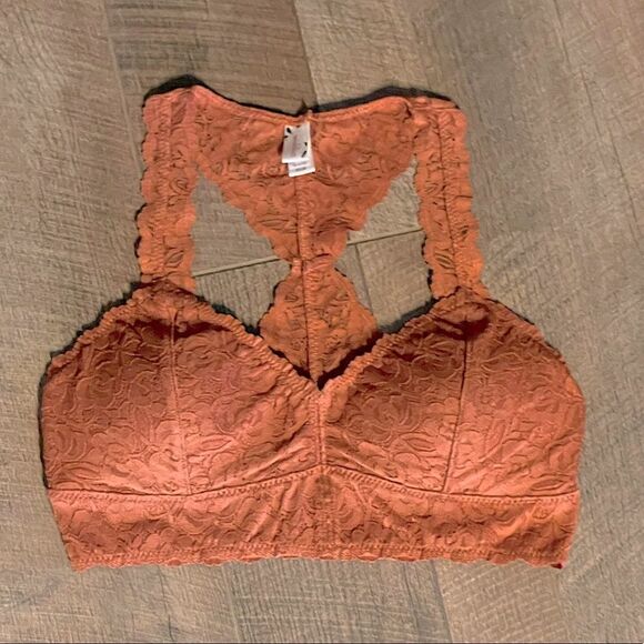 NWOT! Never Worn! Wishlist Orange (Brick Colored) Bralette. Size Small. - Picture 1 of 5